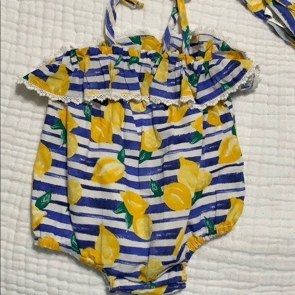 3 piece lemon romper - Picture 2 of 5